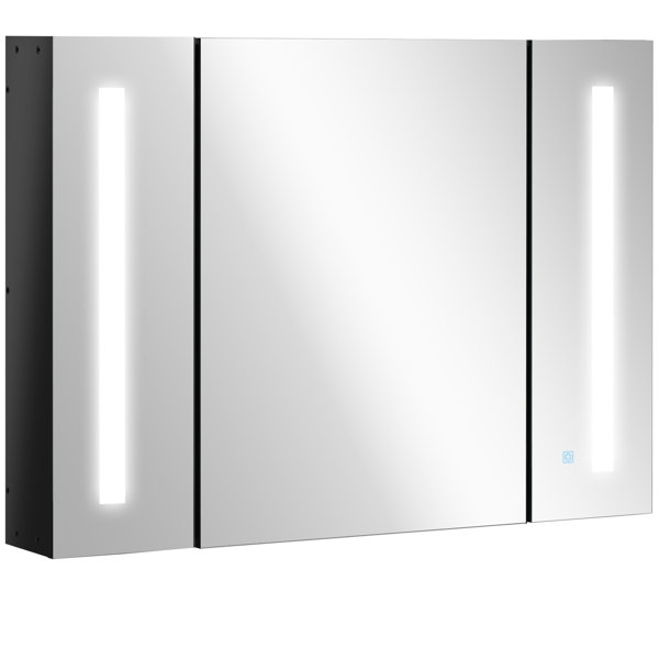 Ivy Bronx Bathroom 650mm x 900mm Surface Mount Mirror with LED
